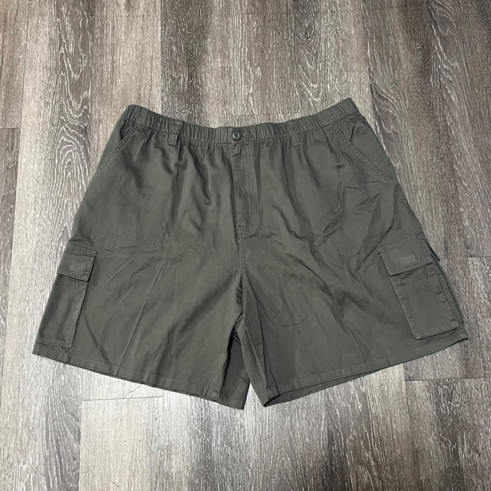 Vintage 2005 Big Dogs Cargo Shorts Men's 3XL Gray Fun & Attitude Hiking Utility